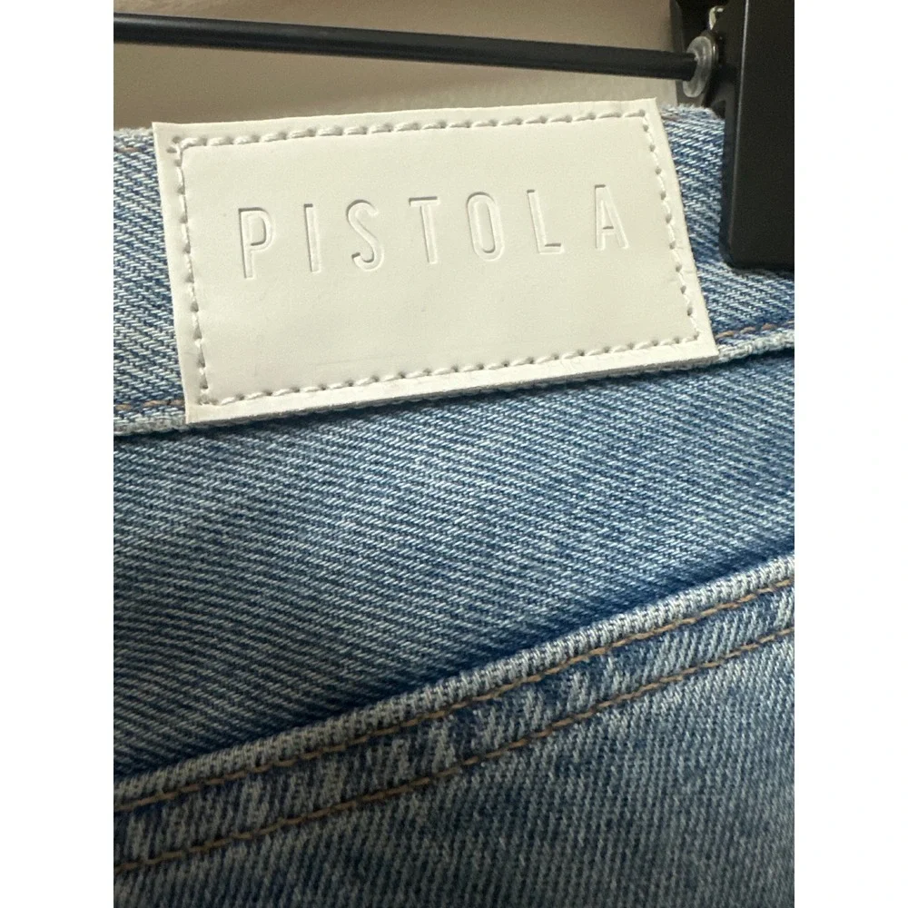 Pistola Cassie High Rise Straight Jeans‎ Rare Proto Sample Raw Hem Grunge Indie